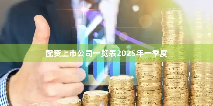 配资上市公司一览表　　2025年一季度